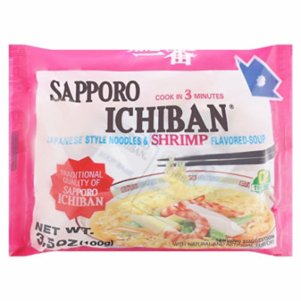 Sapporo Japanese Style Noodles & Shrimp Flavored-Soup