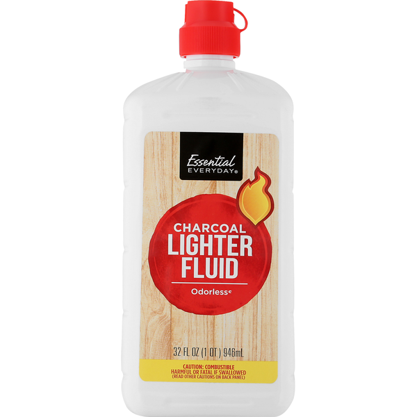 Essential Everyday Lighter Fluid, Charcoal, Odorless Same-Day