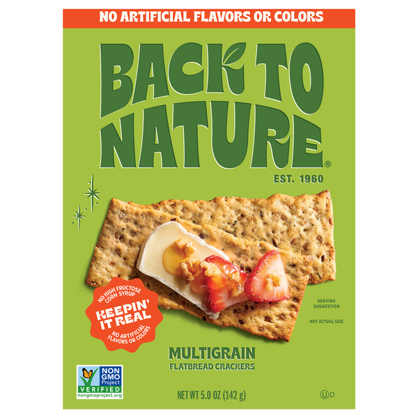 Back to Nature Multigrain Flatbread Crackers Same-Day Delivery or