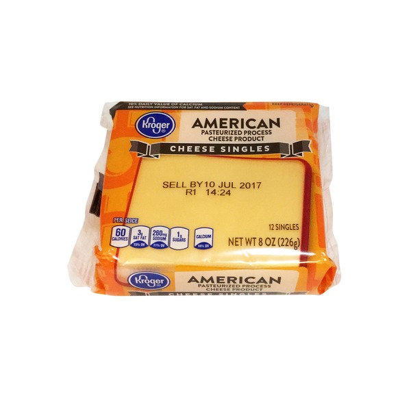 Kroger Processed American Cheese Slices (8 oz) from Ralphs Instacart
