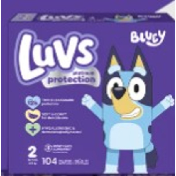 Luvs Platinum Diapers S6