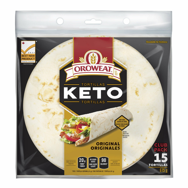 Oroweat Original Keto Tortillas