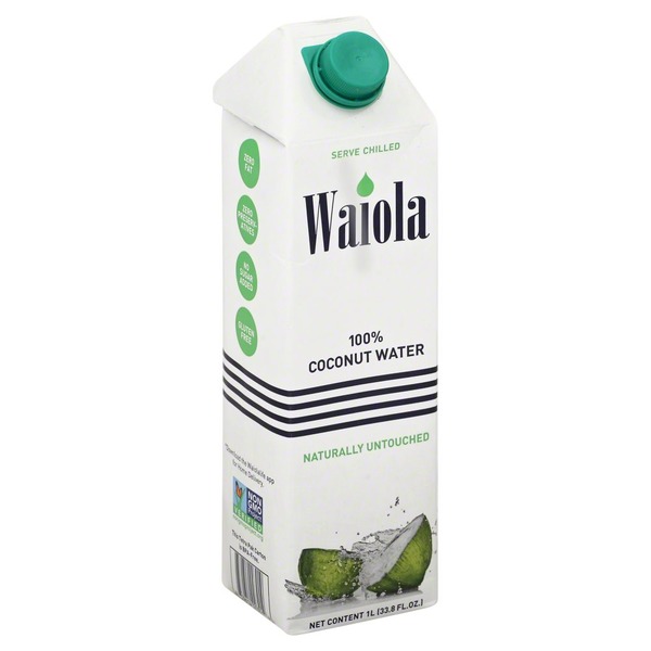 Waiola Coconut Water, Carton (33.8 fl oz) Instacart