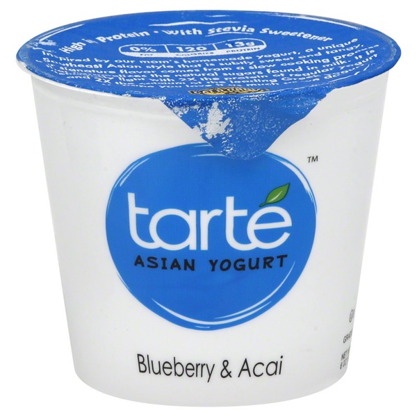 tarte Blueberry & Acai Asian Yogurt (6 oz) Instacart