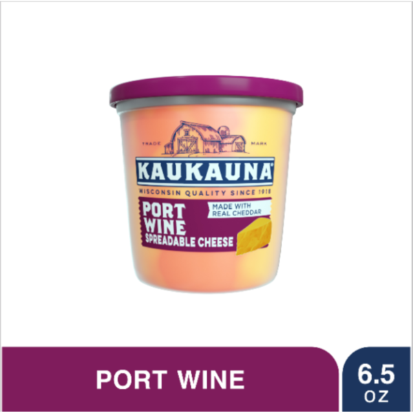 Kaukauna Spreadable Cheese, Port Wine