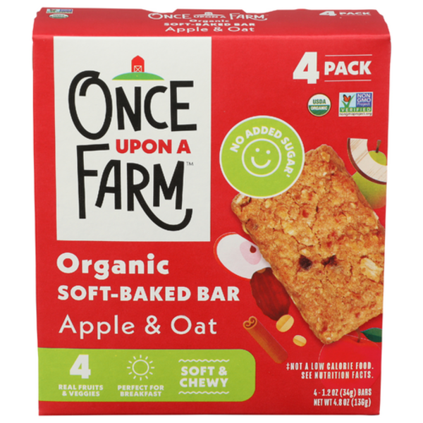 Once Upon A Farm Organic Apple & Oat Soft Baked Bars