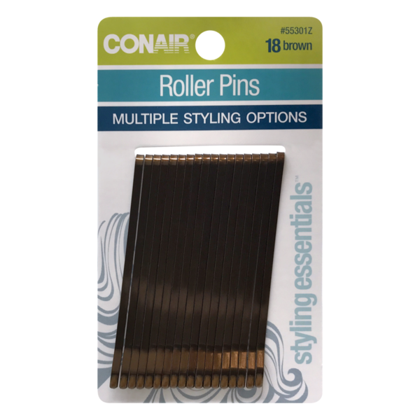 Conair Styling Essentials Roller Pins Brown 18 Each From Cvs