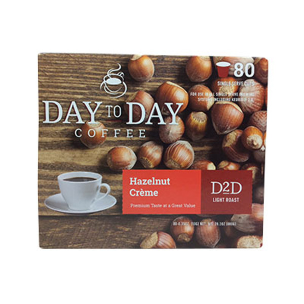 Day to Day Hazelnut Cream Single Serve Coffee Cups