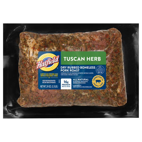 Hatfield Dry Rubbed Boneless Tuscan Herb Pork Roast