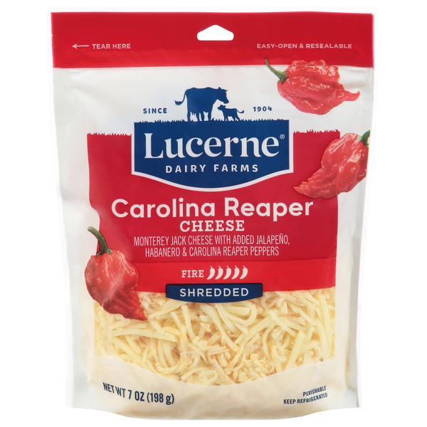 Lucerne Fire Carolina Reaper Shredded Cheese