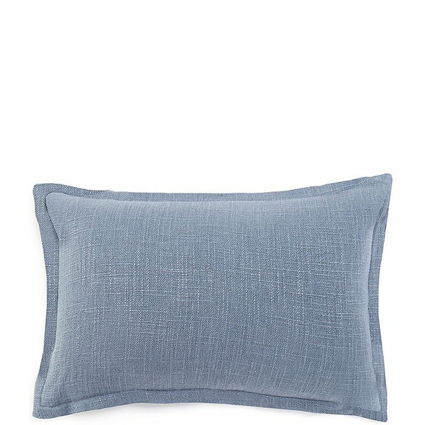Southern Living Velvet  Linen Reversible Lumbar Pillow