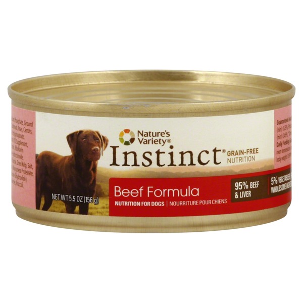 Instinct Original Real Beef Recipe GrainFree Wet Dog Food (5.5 oz