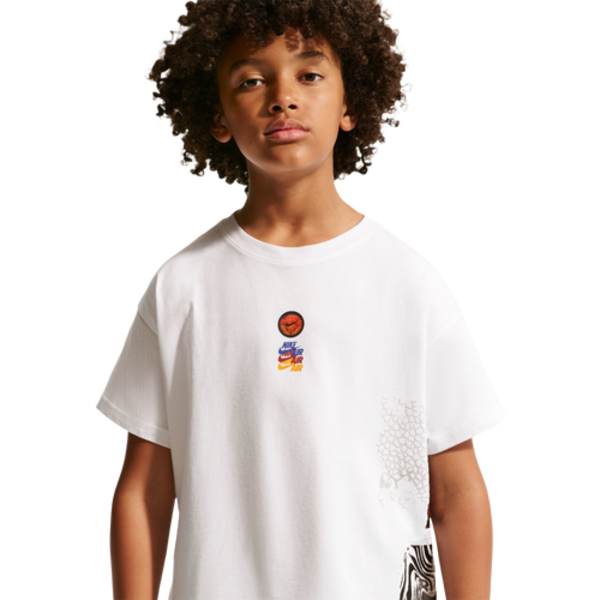 Nike Boys' Anamalia Graphic T-Shirt, S - White/Black
