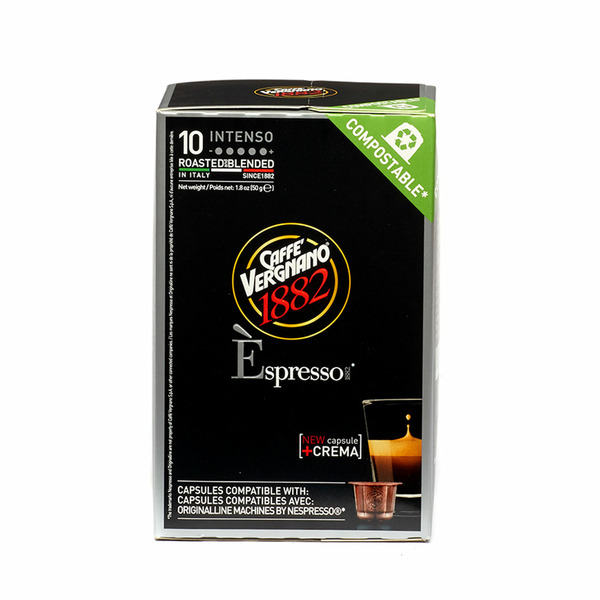Caffè Vergnano 1882 Èspresso1882 Coffee, Dark Roasting, Espresso