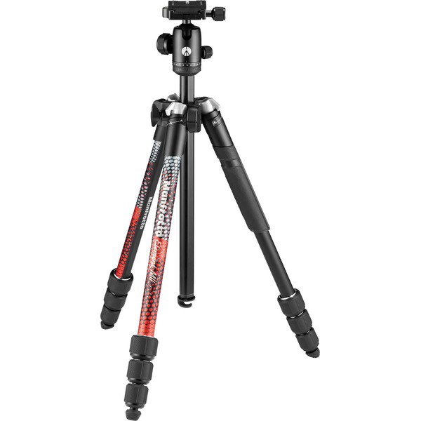 Manfrotto Element MII Aluminium Tripod - Red & Black