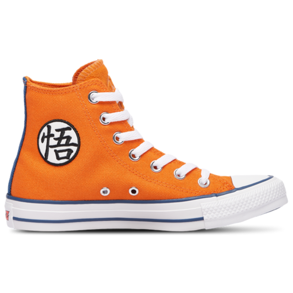 Converse Boys' Chuck Taylor All Star High Basketball Shoe, Size 4.5 - Exuberance/Poseidon/Tomato