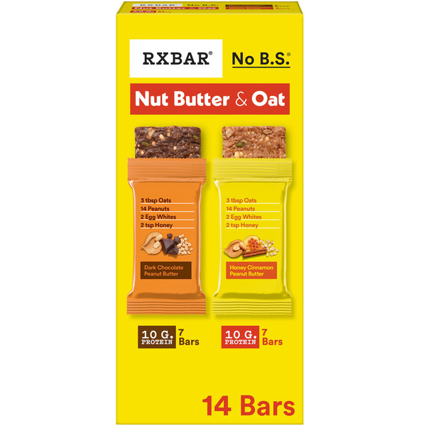 RXBAR Nut Butter and Oat Protein Bars Variety Pack