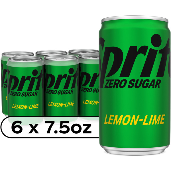 Sprite Zero Sugar Lemon-Lime Caffeine Free Soda Mini Cans Same-Day