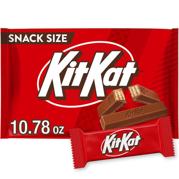 KIT KAT® Milk Chocolate Wafer Snack Size, Candy Bag, 10.78 oz