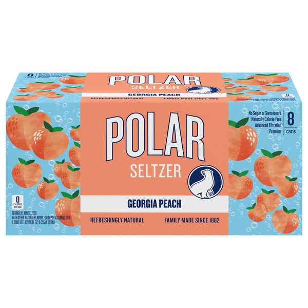 Polar Seltzer Georgia Peach Same-Day Delivery | Dierbergs Markets