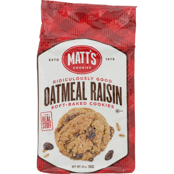 Matt's Cookies Oatmeal Raisin SoftBaked Cookies (14 oz) from Safeway