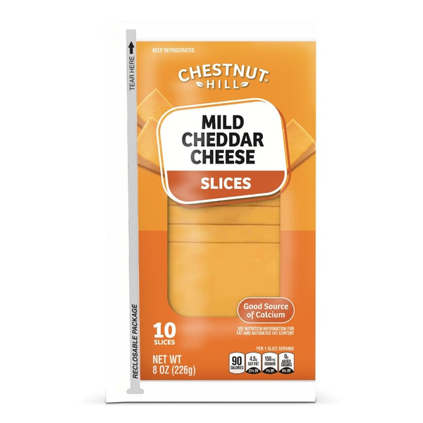 CHESTNUT HILL Mild Cheddar Cheese Slices