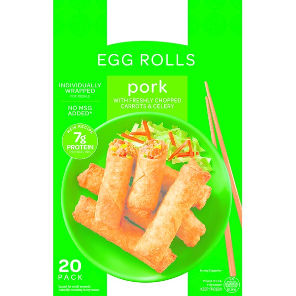 Minh Egg Rolls, Pork With Freshly Chopped Carrots & Celery (60 oz) from