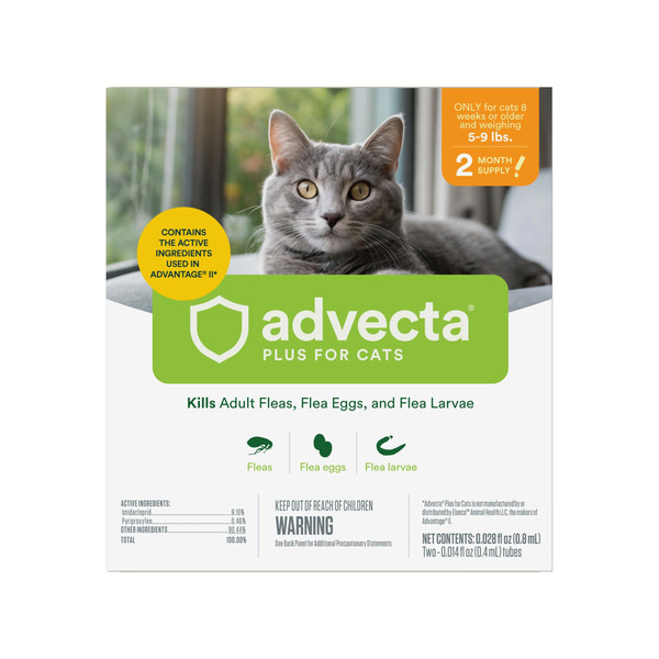 Advecta Plus Flea Treatment for Cats, 5-9 lb