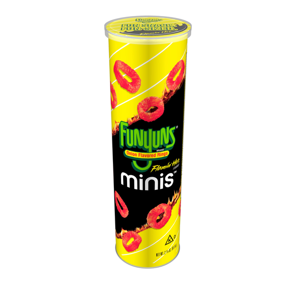 Funyuns Minis Onion Flamin' Hot Flavored Rings Same-Day Funyuns Minis Onion Flamin' Hot Flavored Rings Same-Day