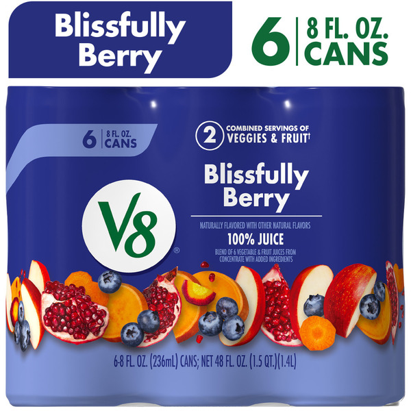 FRUITS　No.8 V8 Fruit & Vegetable Blends Blissfully Berry 100% Fruit and