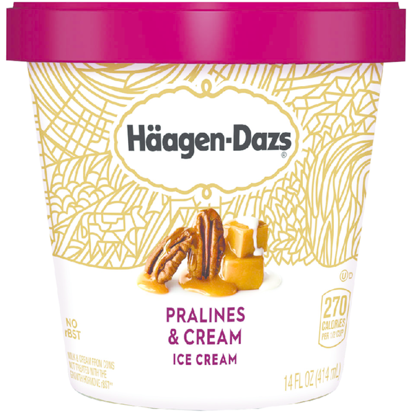 Häagen-Dazs Ice Cream, Pralines & Cream Same-Day Delivery or