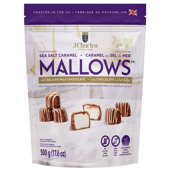 J.Charles Sea Salt Caramel Flavoured Mallows 500 g