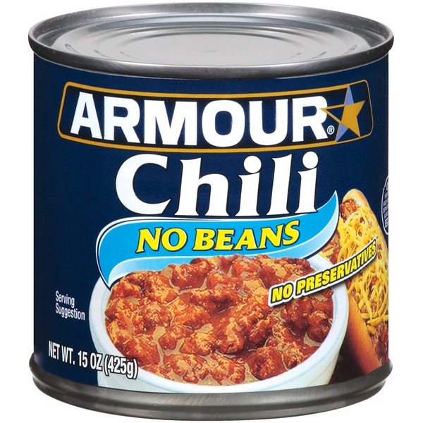 Armour No Beans Chili (15 oz) Instacart