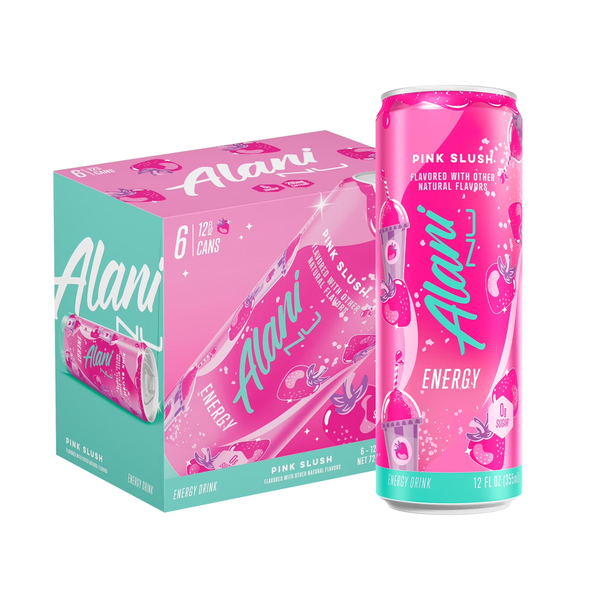 Alani Nu Alani Energy Drink Pink Slush 12oz 6pk
