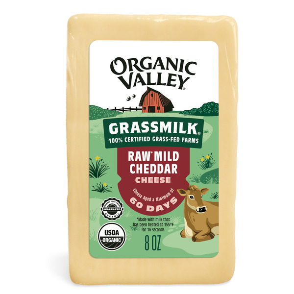 Organic Valley® Grassmilk Raw Organic Cheddar Cheese Block