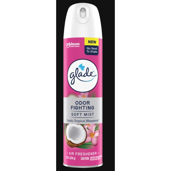 Glade Odor Fighting Soft Mist Exotic Tropical Blossoms 8z