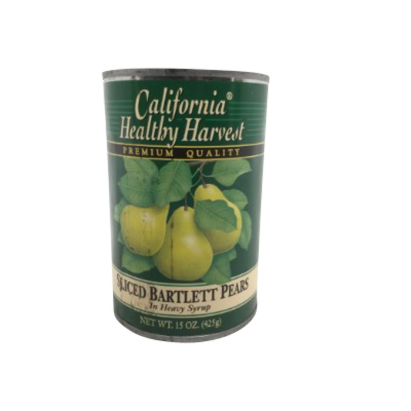 California Healthy Harvest Sliced Bartlett Pears in Heavy Syrup
