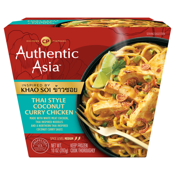 Authentic Asia Medium Thai Style Coconut Curry Chicken