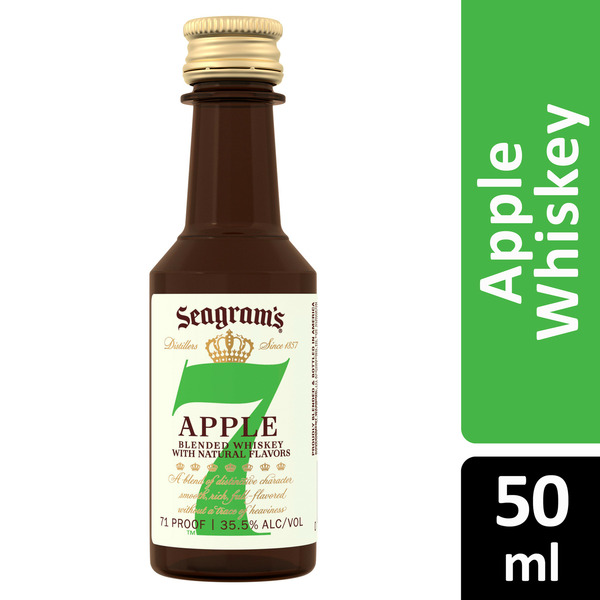 Seagram's 7 Crown Apple Blended Whiskey Same-Day Delivery or