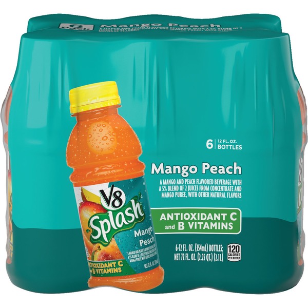 V8® Juice Drink, Mango Peach (12 fl oz) Instacart