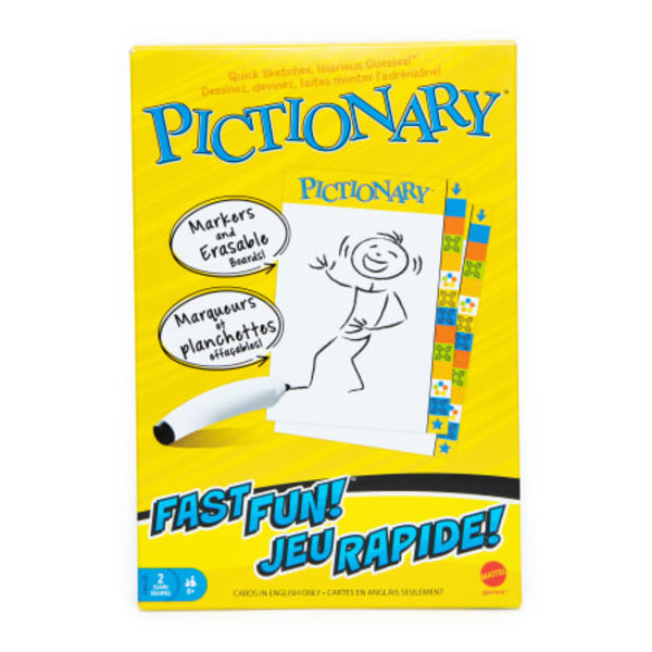 Pictionary Fast Fun Edition Game Cards