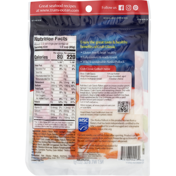 32 Imitation Crab Nutrition Label Labels Design Ideas 2020