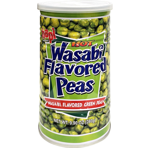 Hapi Snacks Green Peas, Hot, Wasabi Flavored
