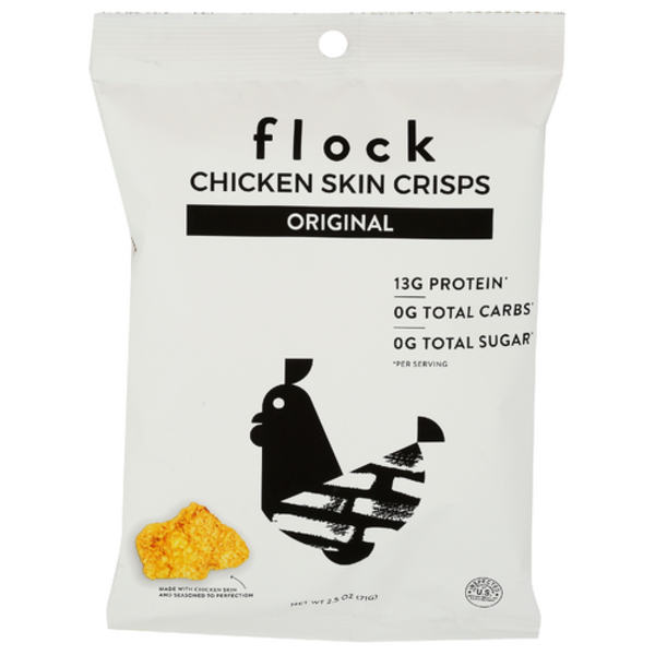 Flock Original Chicken Skin Crisps