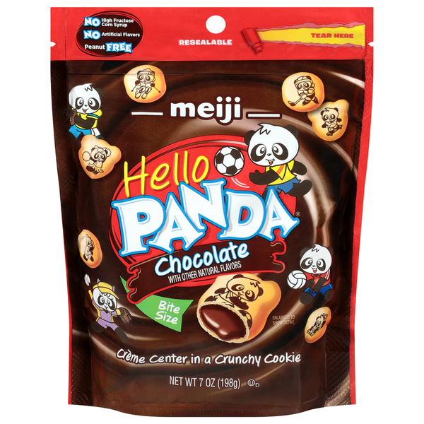 Meiji Chocolate Crème Center in a Crunchy Cookie Shell