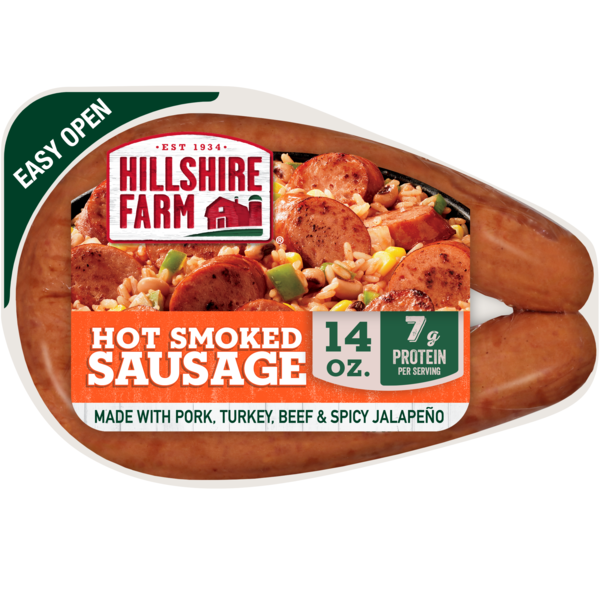 Hillshire Farm Hot Smoked Sausage, 14 oz.