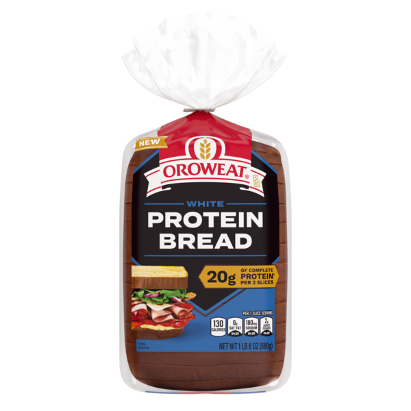 Oroweat Protein, White, Bread, White Bread, 24 oz