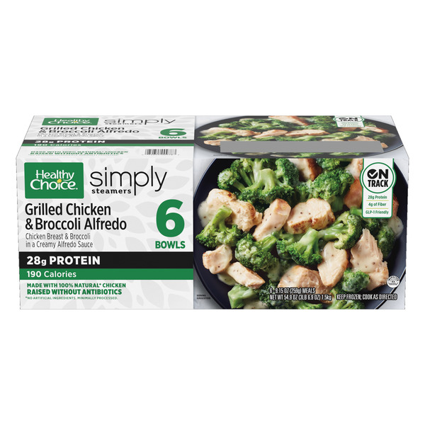 Healthy Choice Simply Steamers Grilled Chicken & Broccoli Alfredo