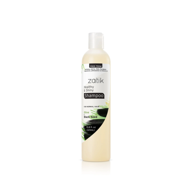 Zatik Healthy & Shiny Shampoo, Olive & Black Seed Same-Day