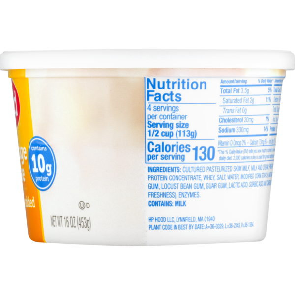 Hood Fat Free Cottage Cheese With Pineapple Nutrition Facts Besto Blog